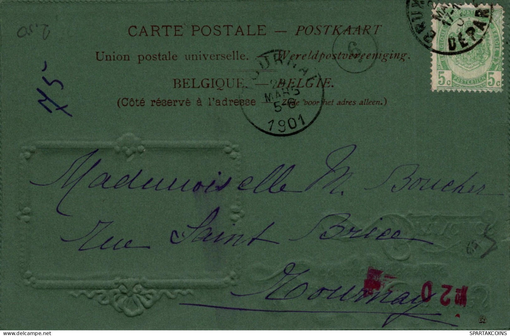 BELGIQUE BRUXELLES Carte Postale CPA #PAD527.FR - Brussel (Stad)