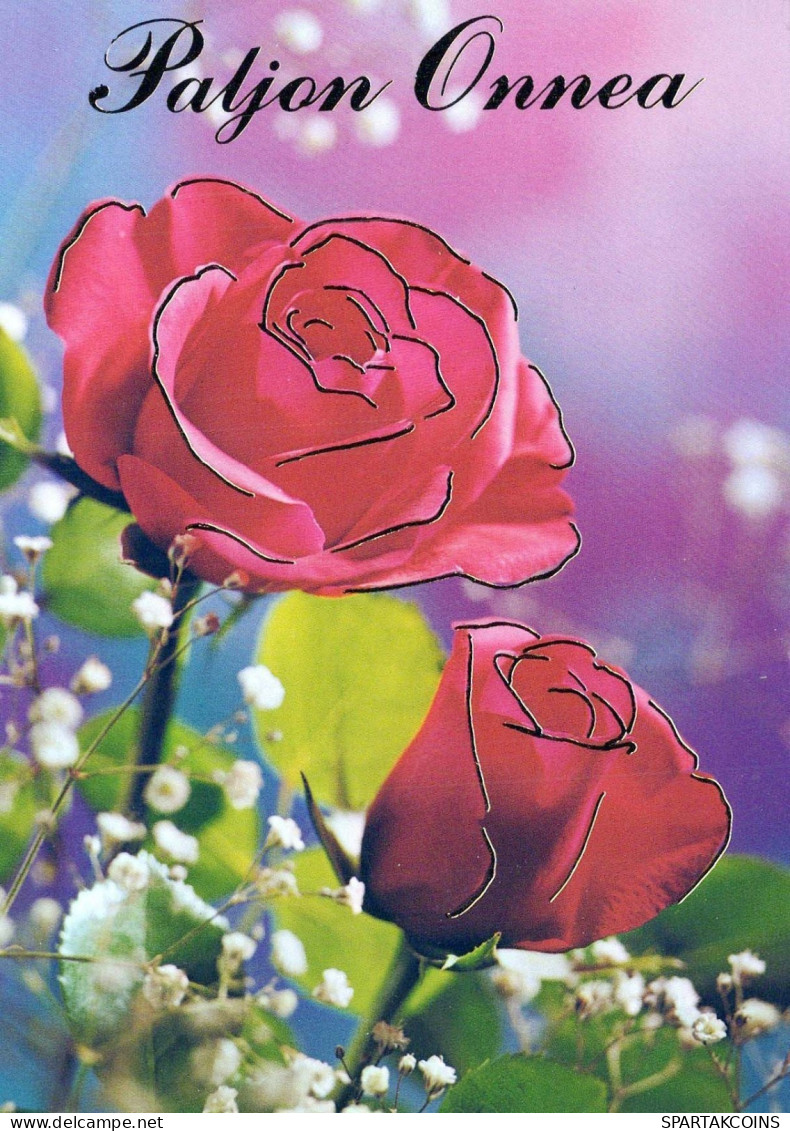 FLEURS Vintage Carte Postale CPSM #PBZ556.FR - Flowers