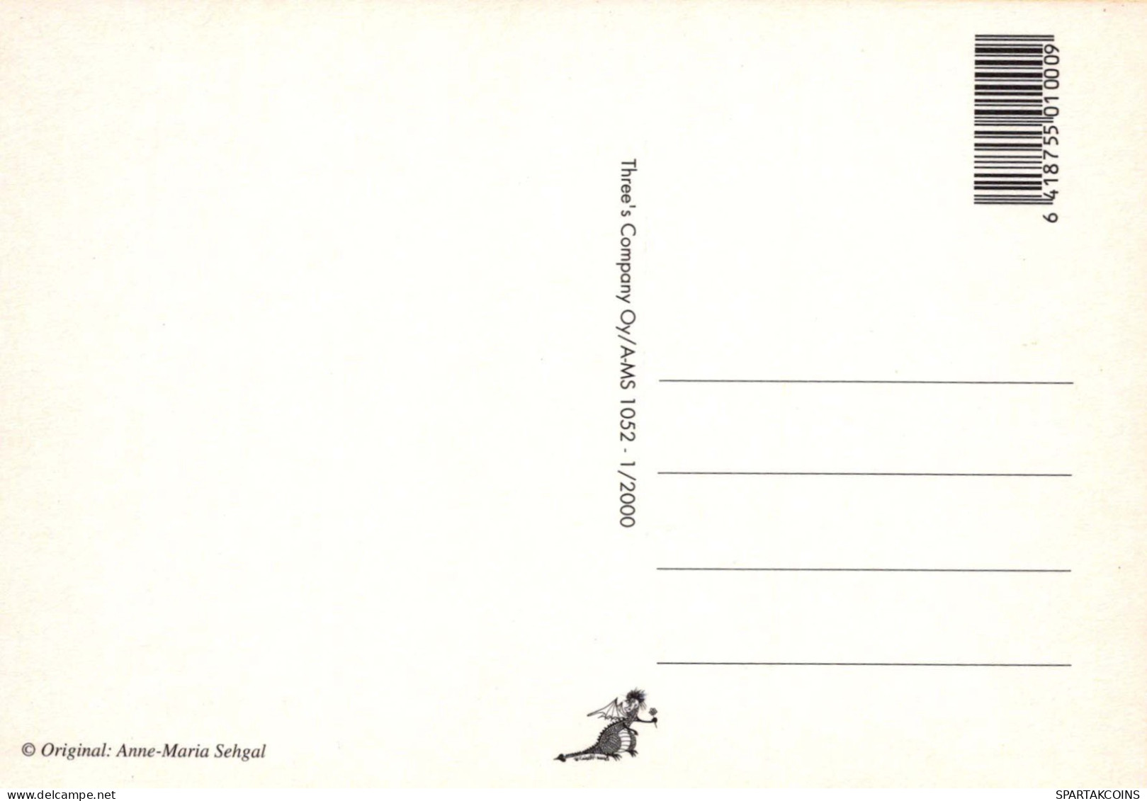 HUMOUR DESSIN ANIMÉ Vintage Carte Postale CPSM #PBV703.FR - Humor