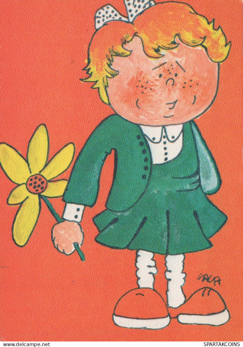 ENFANTS HUMOUR Vintage Carte Postale CPSM #PBV457.FR - Cartoline Umoristiche