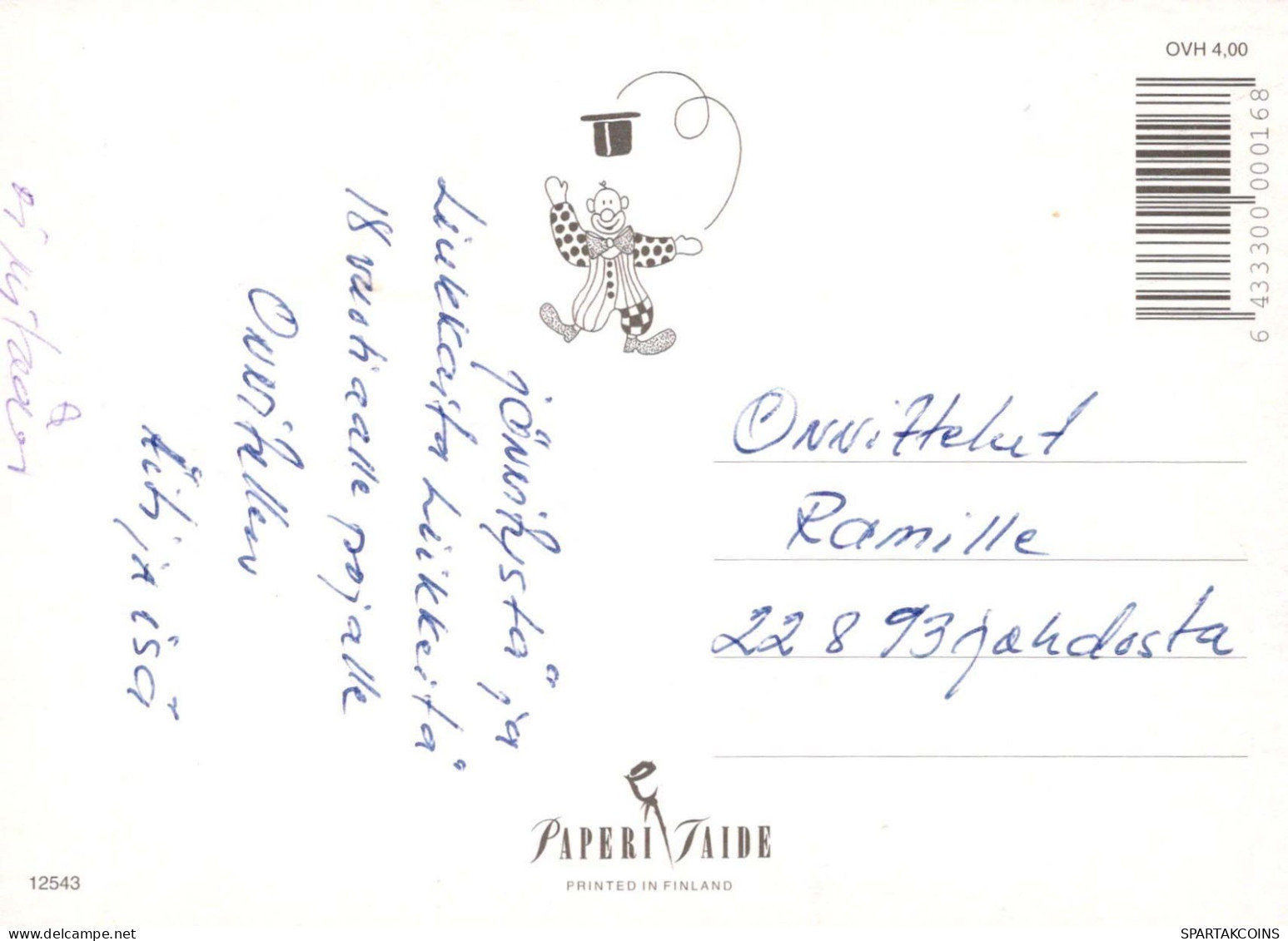 DISNEY DESSIN ANIMÉ Vintage Carte Postale CPSM #PBV580.FR - Scenes & Landscapes