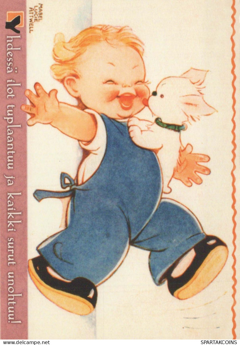 ENFANTS HUMOUR Vintage Carte Postale CPSM #PBV152.FR - Humorous Cards