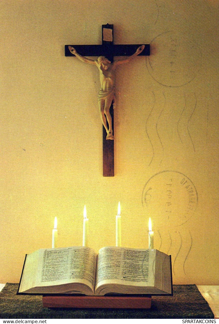 ÉGLISE Christianisme Religion Vintage Carte Postale CPSM #PBQ305.FR - Kerken En Kloosters