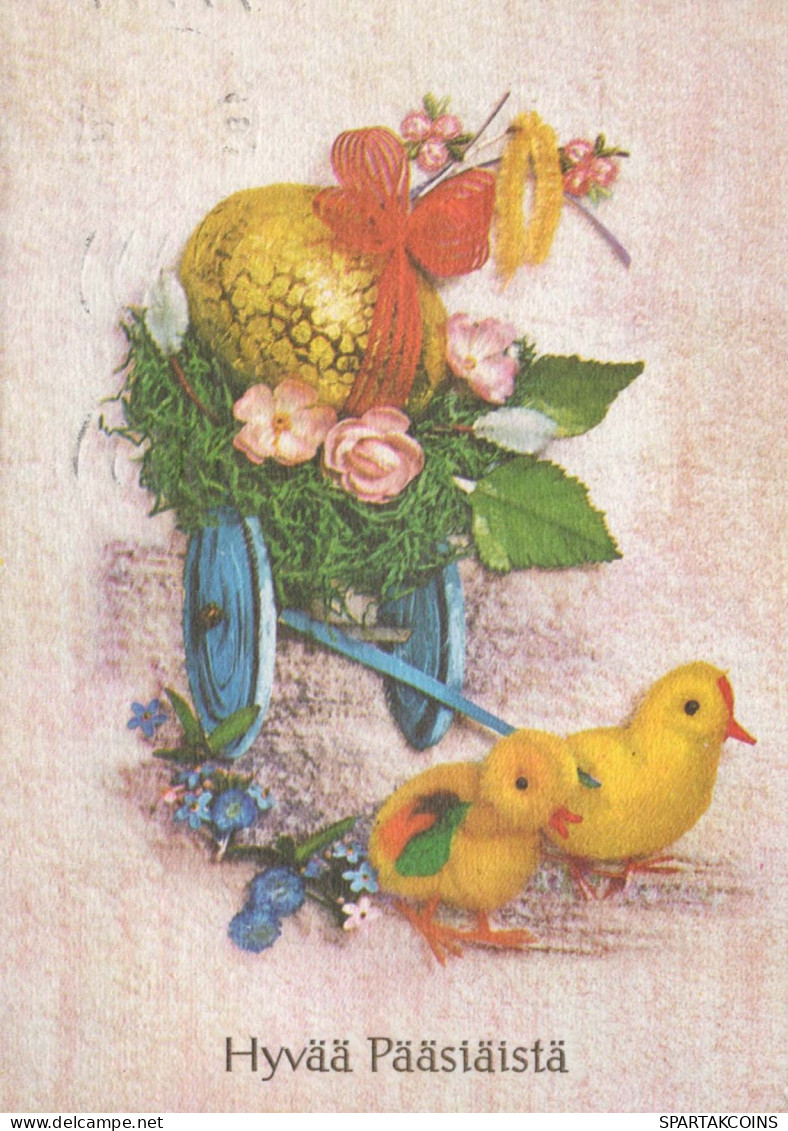 PÂQUES ŒUF Vintage Carte Postale CPSM #PBO218.FR - Pâques