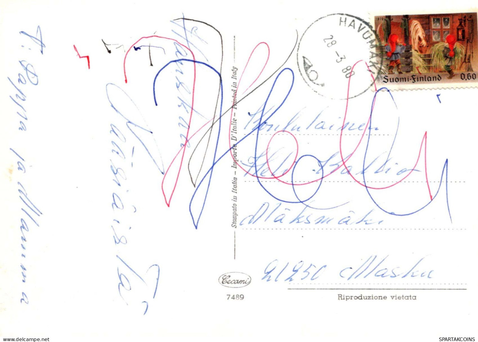 PÂQUES ENFANTS ŒUF Vintage Carte Postale CPSM #PBO345.FR - Pasqua