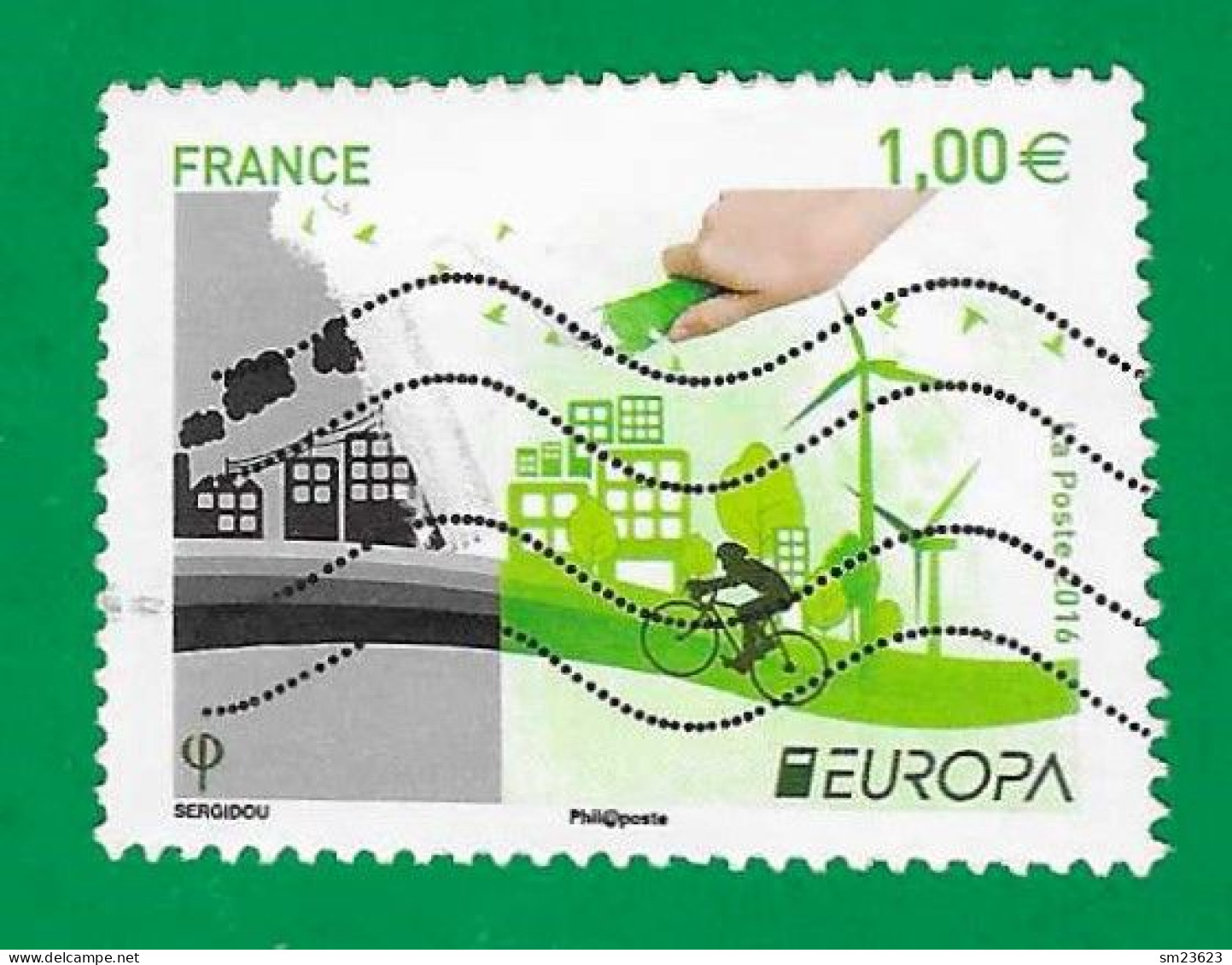 Frankreich / France   2016  Mi.Nr. 6439 , EUROPA CEPT / Think Green - Postfrisch / MNH / (**) - 2016