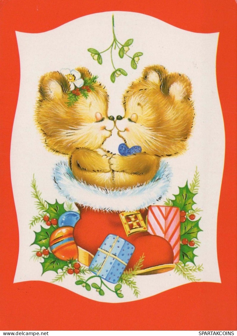 Buon Anno Natale Vintage Cartolina CPSM #PAU932.IT - Nouvel An