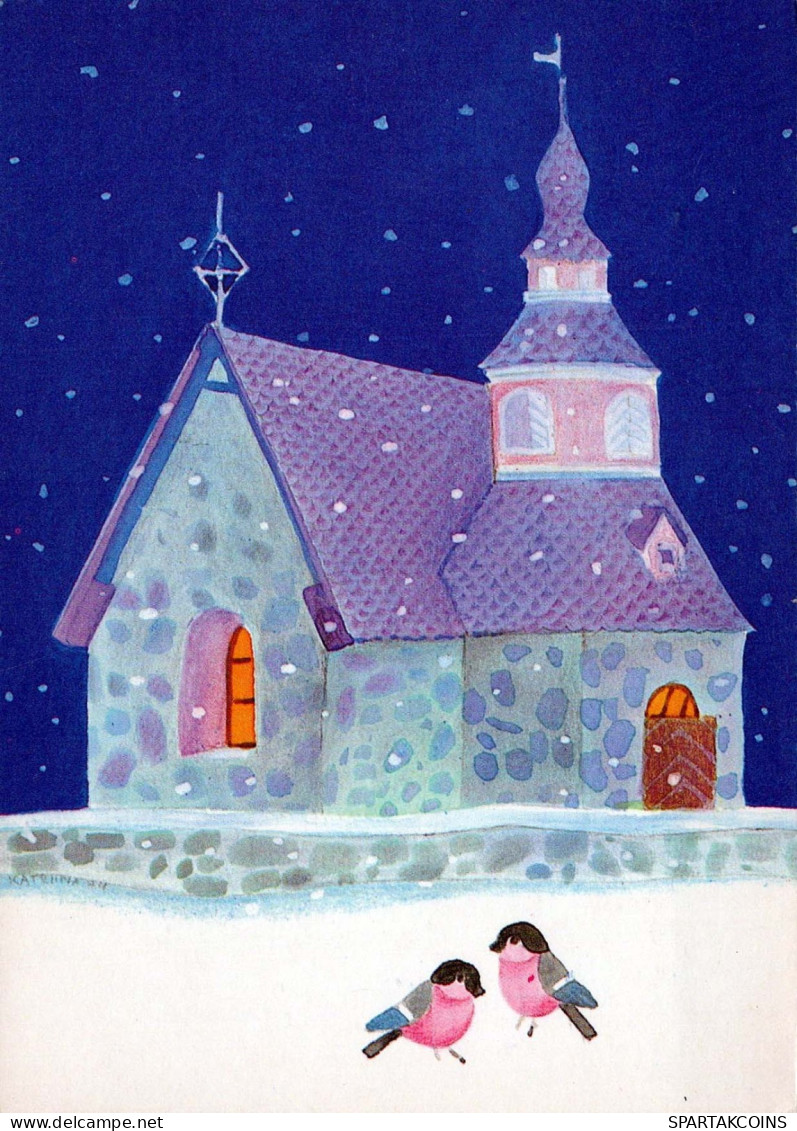 Buon Anno Natale Vintage Cartolina CPSM #PAT258.IT - Nouvel An