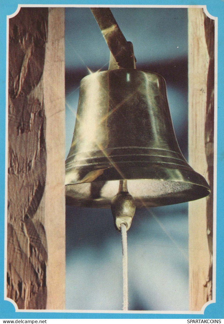 Buon Anno Natale BELL Vintage Cartolina CPSM #PAT570.IT - New Year