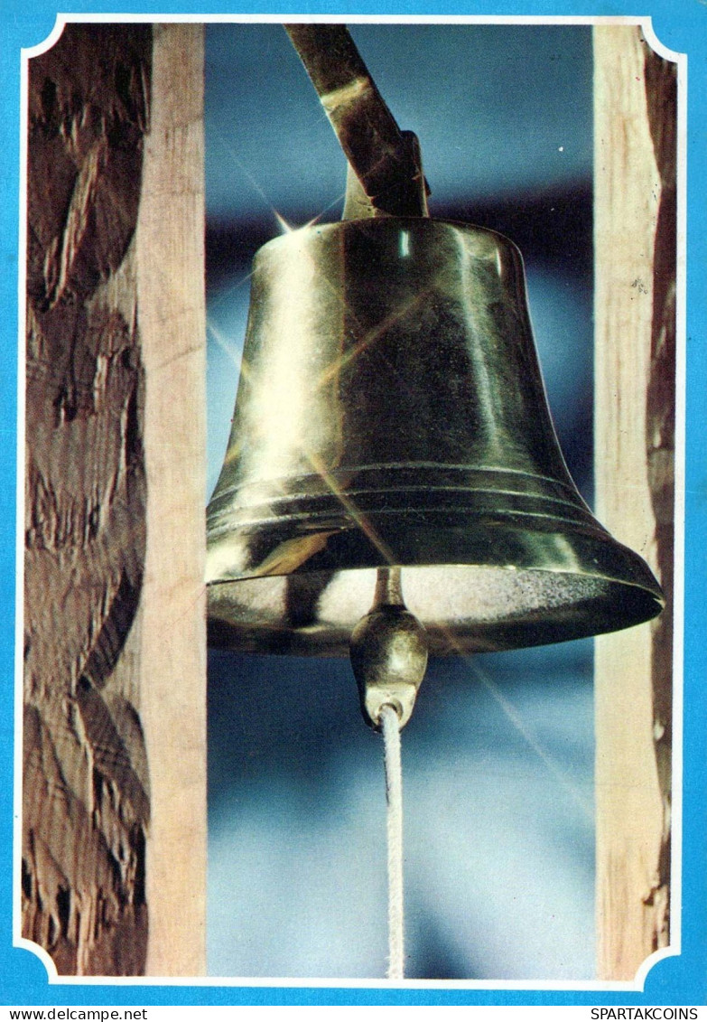 Buon Anno Natale BELL Vintage Cartolina CPSM #PAT570.IT - New Year