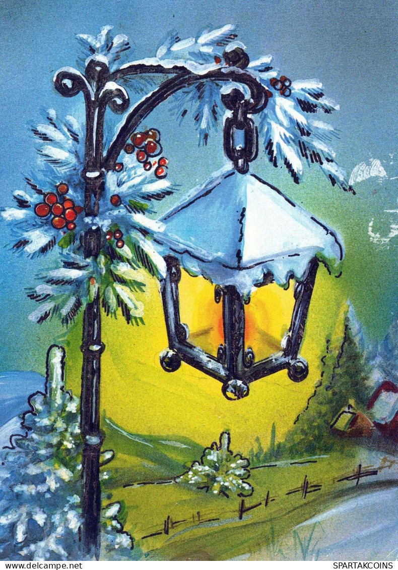 Buon Anno Natale Vintage Cartolina CPSM #PAT875.IT - Nouvel An