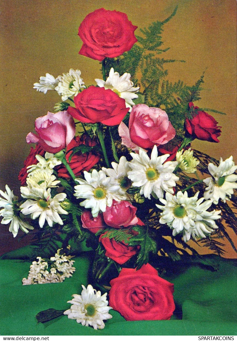FIORI Vintage Cartolina CPSM #PAS634.IT - Flowers
