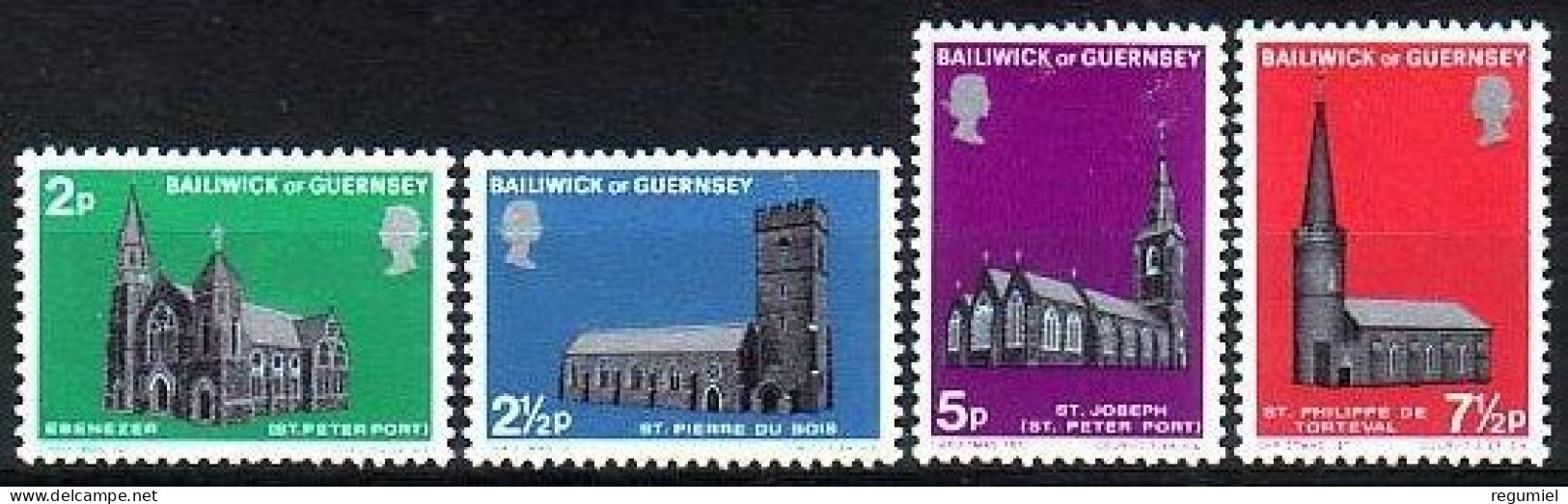 Guernsey  53/56 ** MNH. 1971 - Guernsey