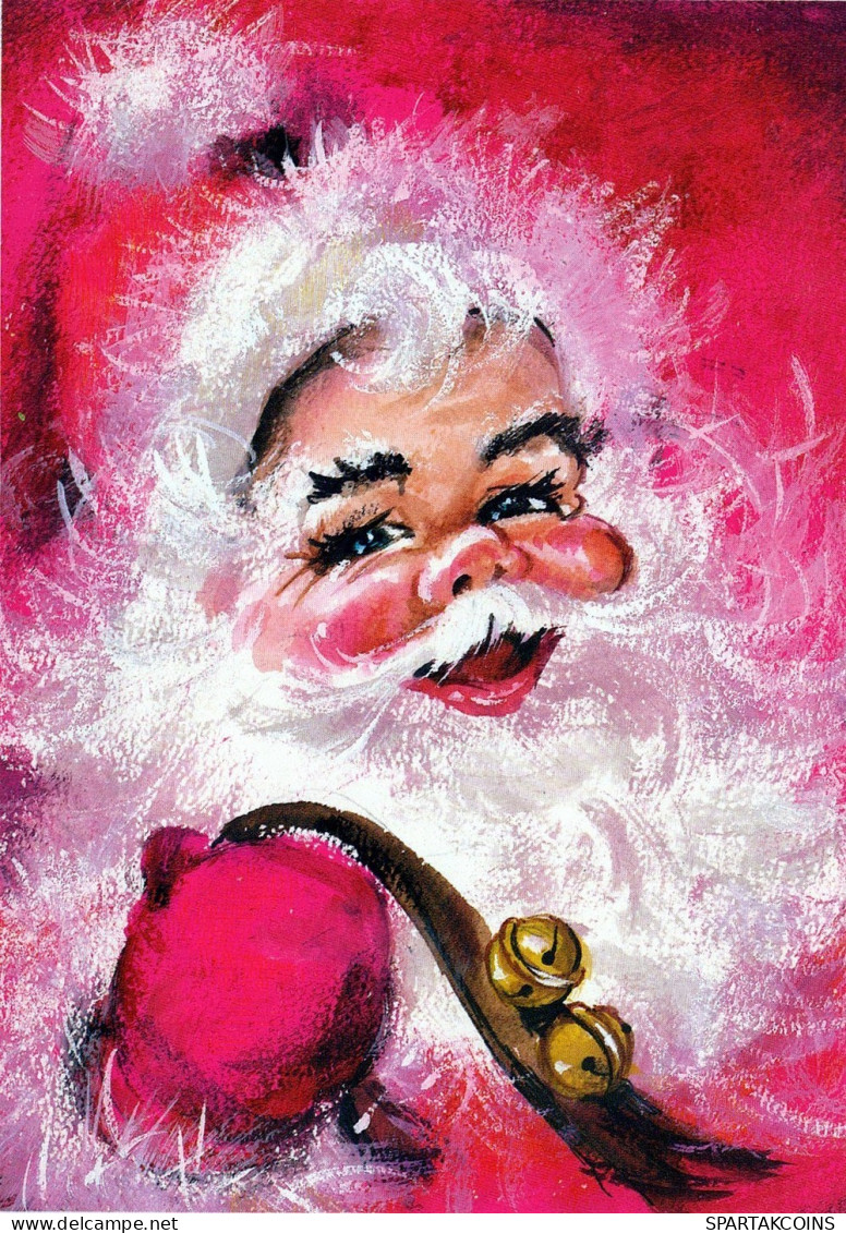 BABBO NATALE Natale Vintage Cartolina CPSM #PAJ865.IT - Santa Claus