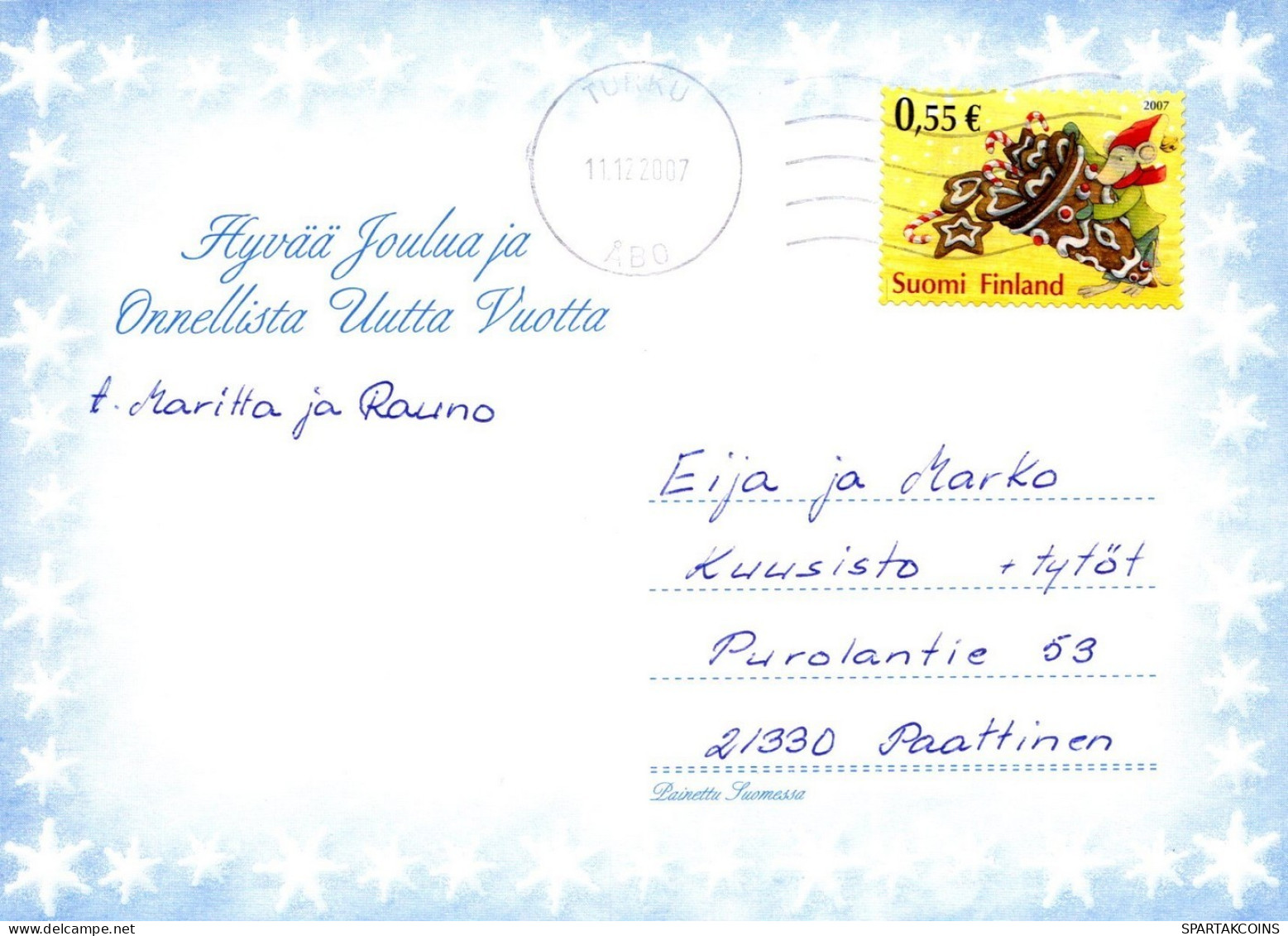 ANGELO Buon Anno Natale Vintage Cartolina CPSM #PAH691.IT - Angeli