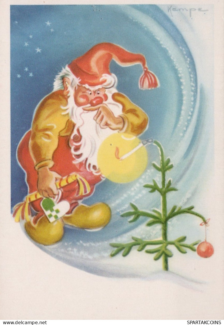 BABBO NATALE Natale Vintage Cartolina CPSMPF #PAJ389.IT - Santa Claus