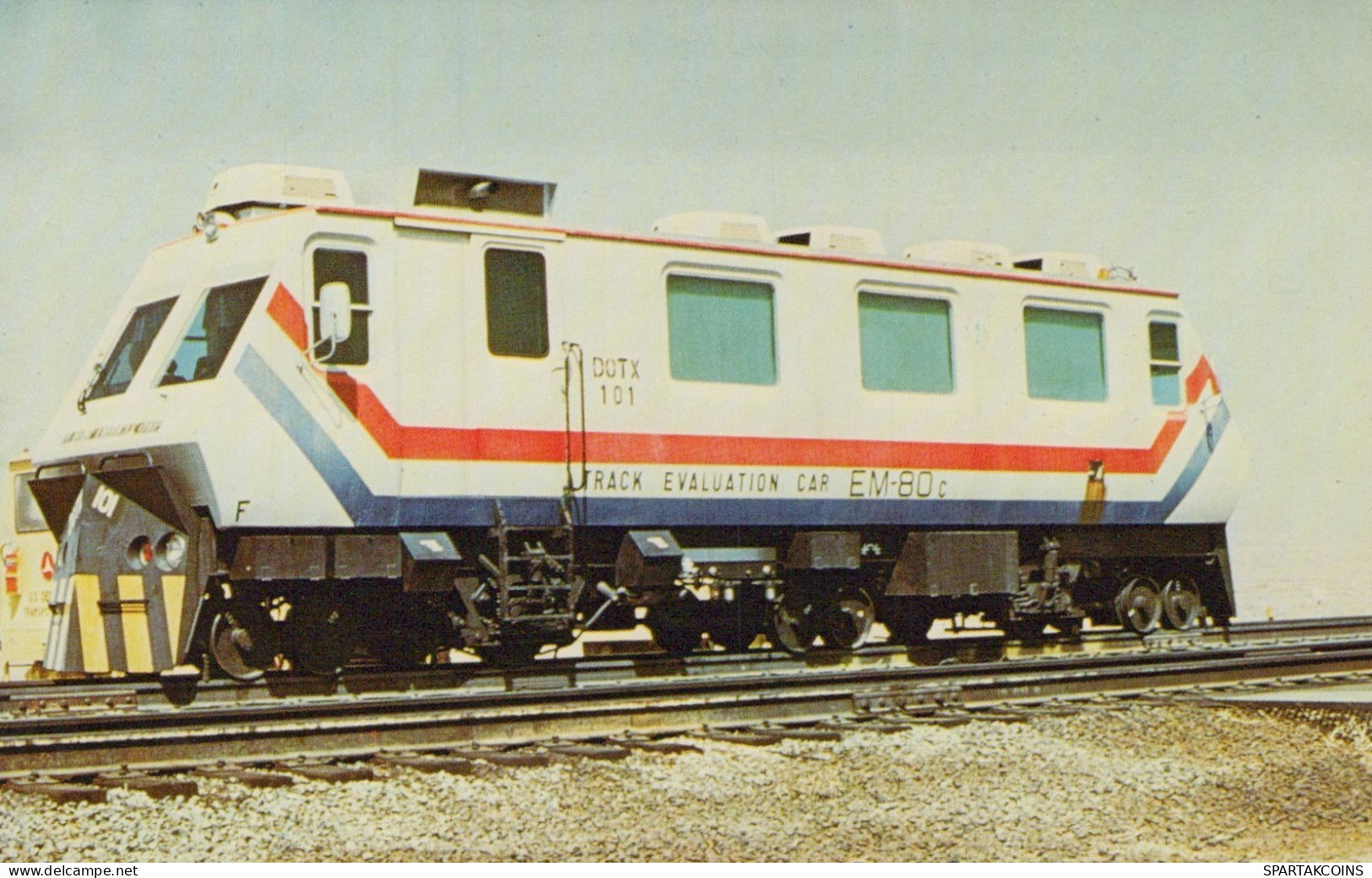 TRENO TRASPORTO FERROVIARIO Vintage Cartolina CPSMF #PAA542.IT - Trenes