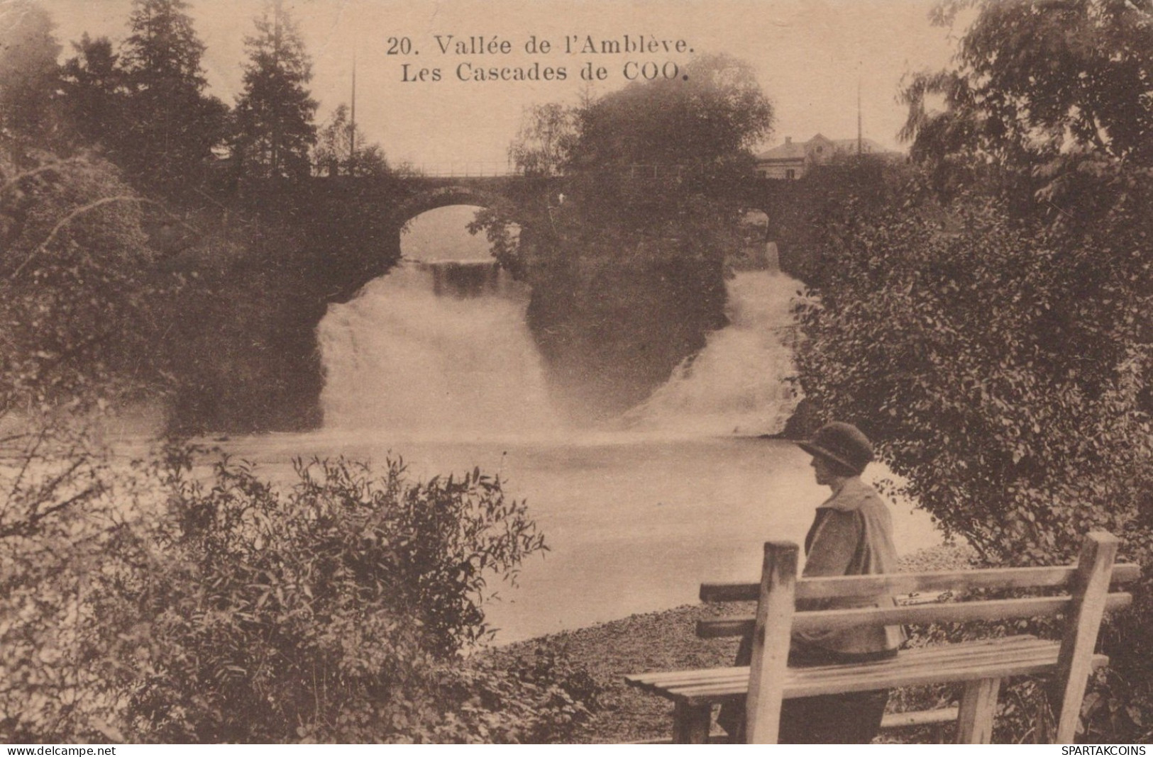 BELGIEN COO WASSERFALL Provinz Lüttich (Liège) Postkarte CPA #PAD142.DE - Stavelot