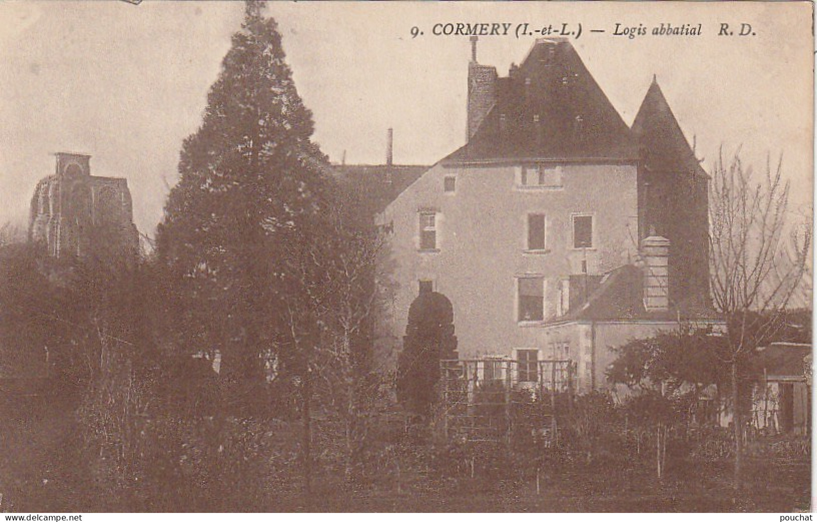 DE 12 -(37)  CORMERY  -  LOGIS ABBATIAL  -  2 SCANS - Autres & Non Classés