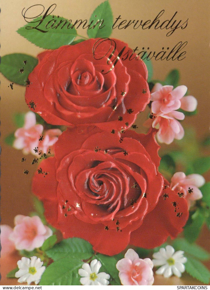 FLOWERS Vintage Ansichtskarte Postkarte CPSM #PBZ137.DE - Bloemen