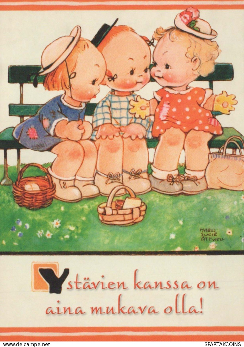 KINDER HUMOR Vintage Ansichtskarte Postkarte CPSM #PBV153.DE - Cartoline Umoristiche