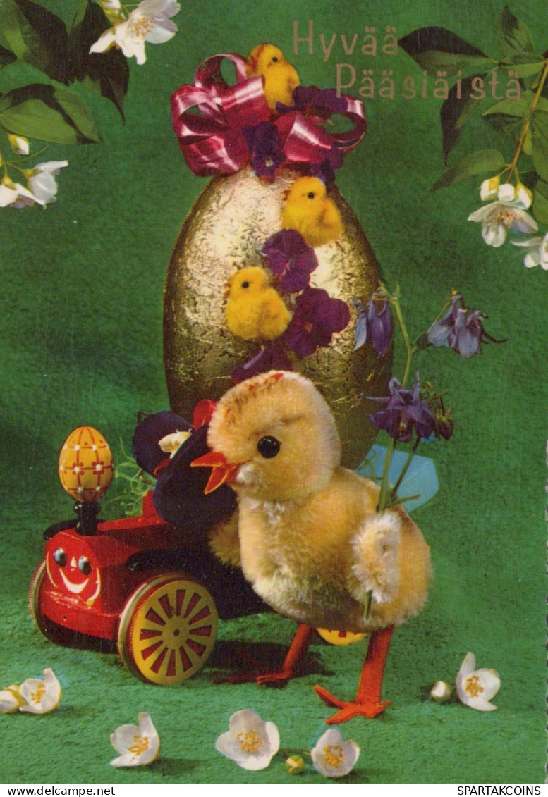 OSTERN HUHN Vintage Ansichtskarte Postkarte CPSM #PBO975.DE - Pasqua