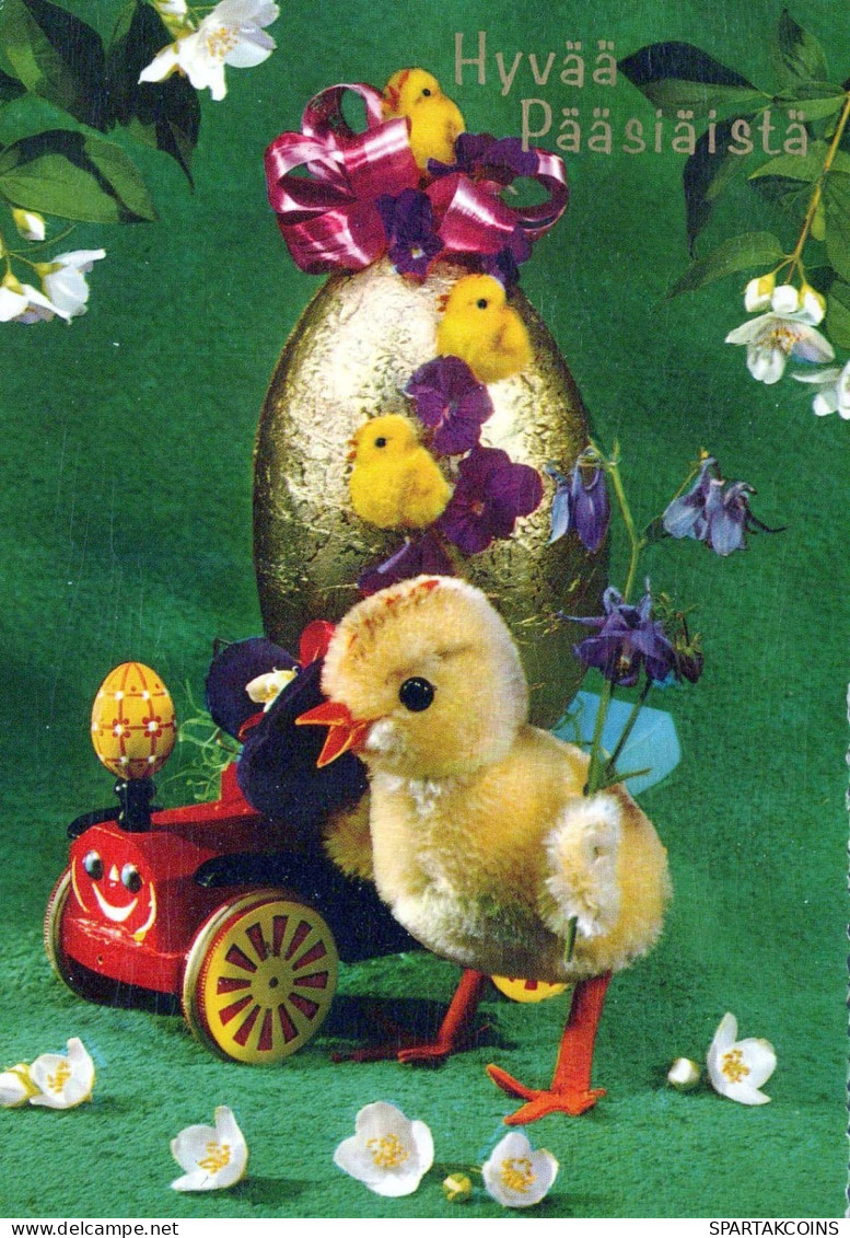 OSTERN HUHN Vintage Ansichtskarte Postkarte CPSM #PBO975.DE - Pascua