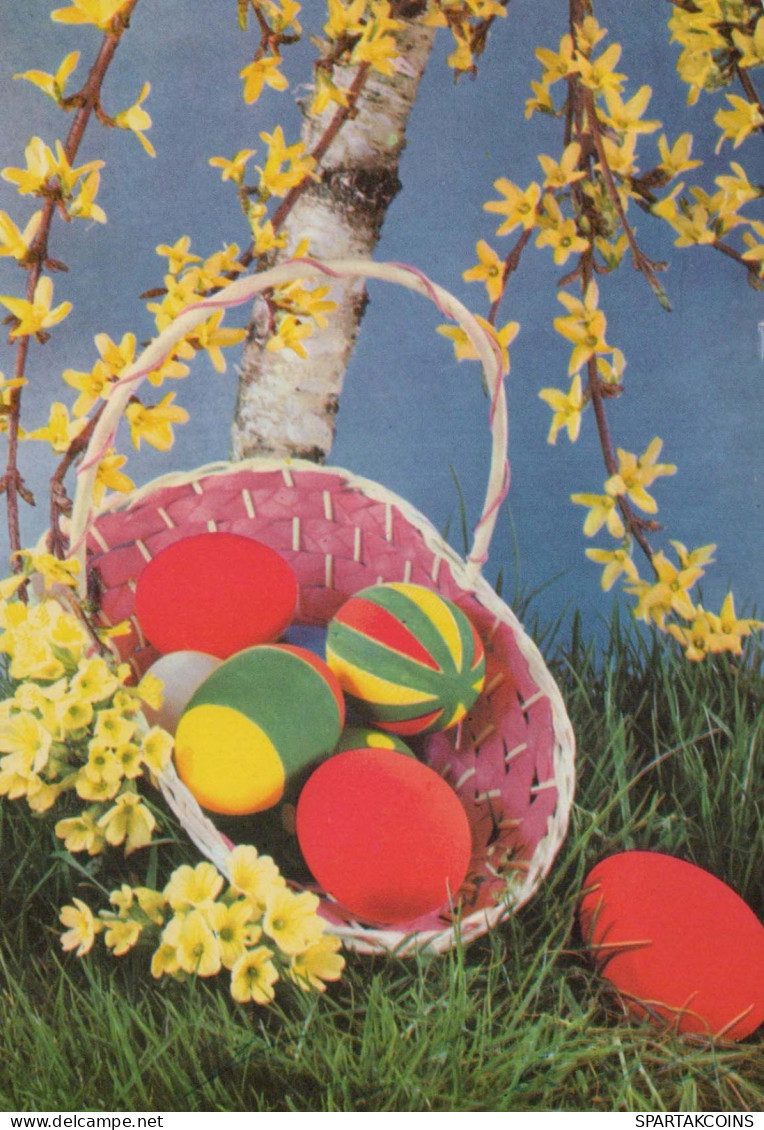 OSTERN EI Vintage Ansichtskarte Postkarte CPSM #PBO159.DE - Easter