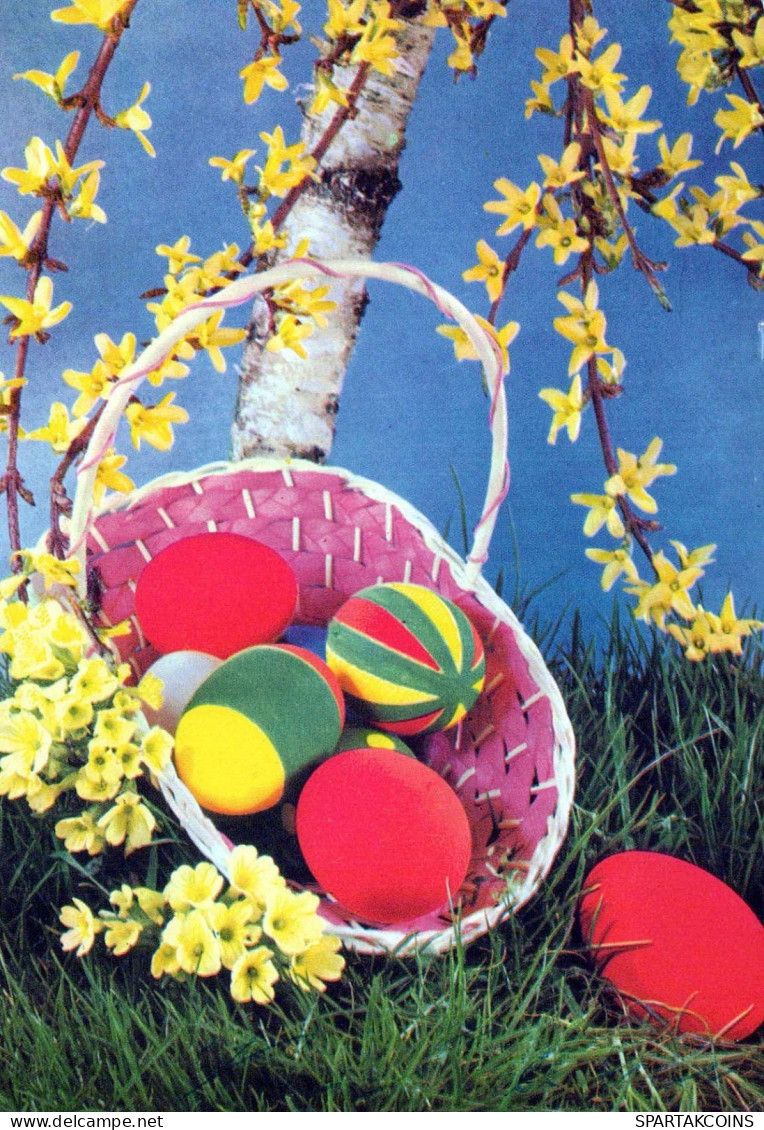 OSTERN EI Vintage Ansichtskarte Postkarte CPSM #PBO159.DE - Easter