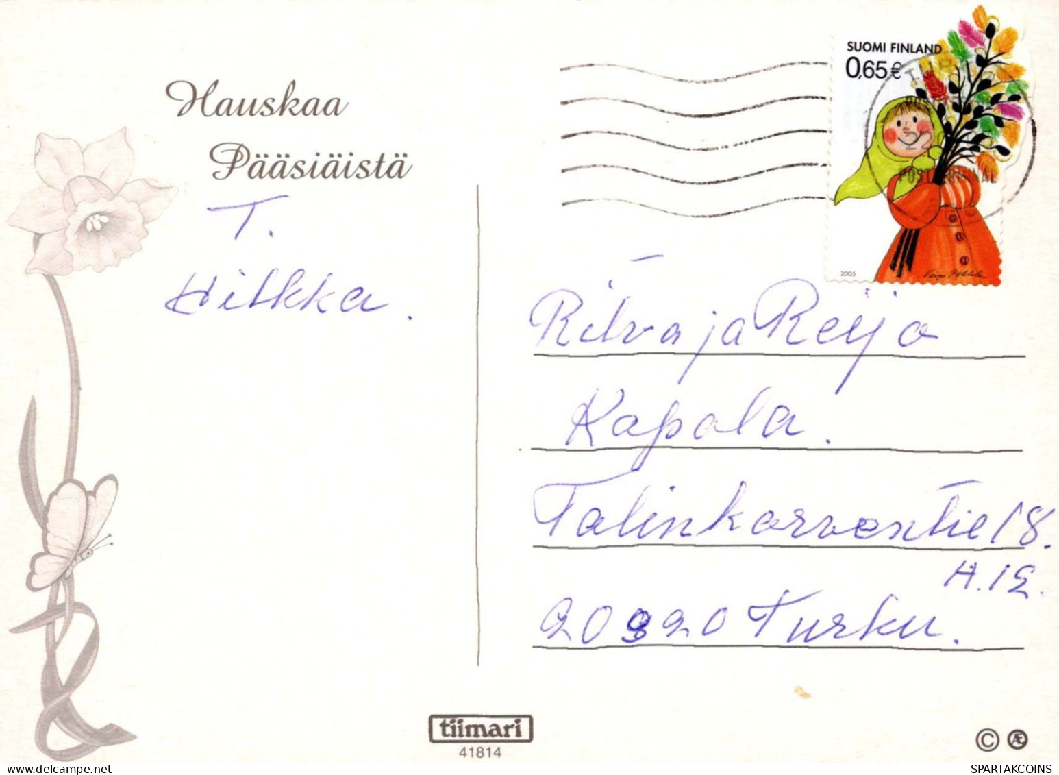 OSTERN KANINCHEN Vintage Ansichtskarte Postkarte CPSM #PBO538.DE - Pascua