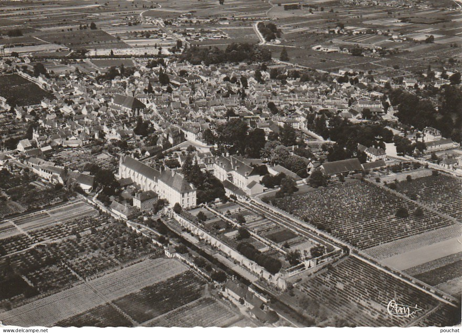 DE 13 -(37) BOURGEUIL  -  VUE AERIENNE   -  2 SCANS - Andere & Zonder Classificatie