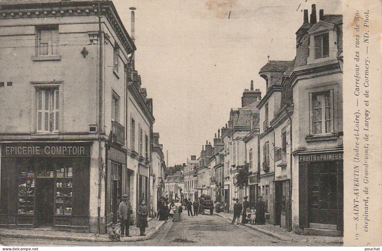 DE 13 -(37) SAINT AVERTIN - CARREFOUR DES RUES DE ROCHEPINARD , DE GRANDMONT , DE LARCAY ET DE CORMERY - ANIMATION - Saint-Avertin