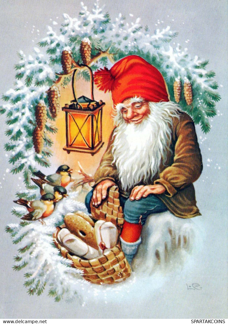 WEIHNACHTSMANN SANTA CLAUS Neujahr Weihnachten Vintage Ansichtskarte Postkarte CPSM #PBL298.DE - Santa Claus