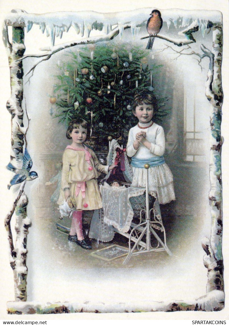Neujahr Weihnachten KINDER Vintage Ansichtskarte Postkarte CPSM #PAY765.DE - Neujahr