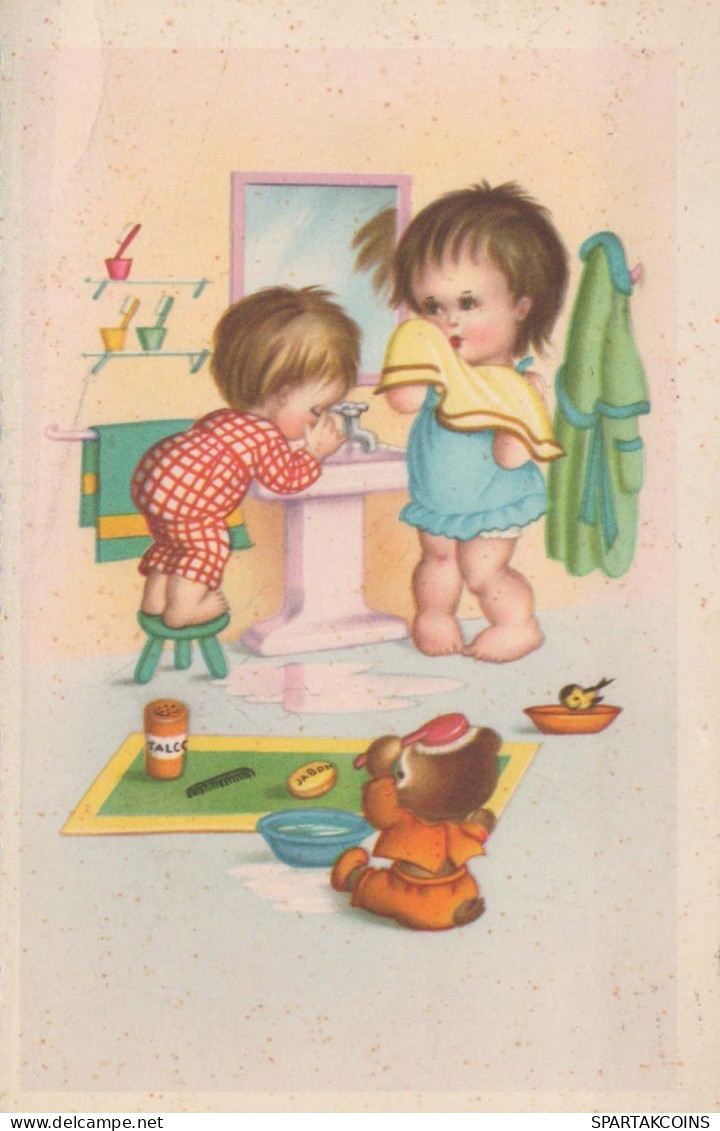 BAMBINO BAMBINO Scena S Paesaggios Vintage Cartolina CPSMPF #PKG782.IT - Scene & Paesaggi