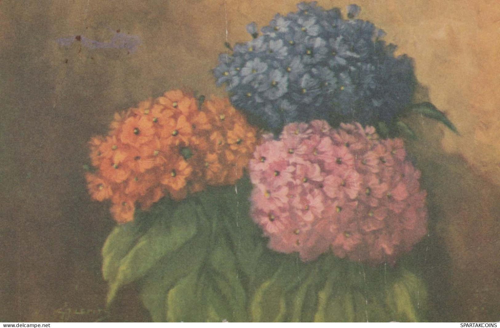 FIORI Vintage Cartolina CPA #PKE613.IT - Flowers