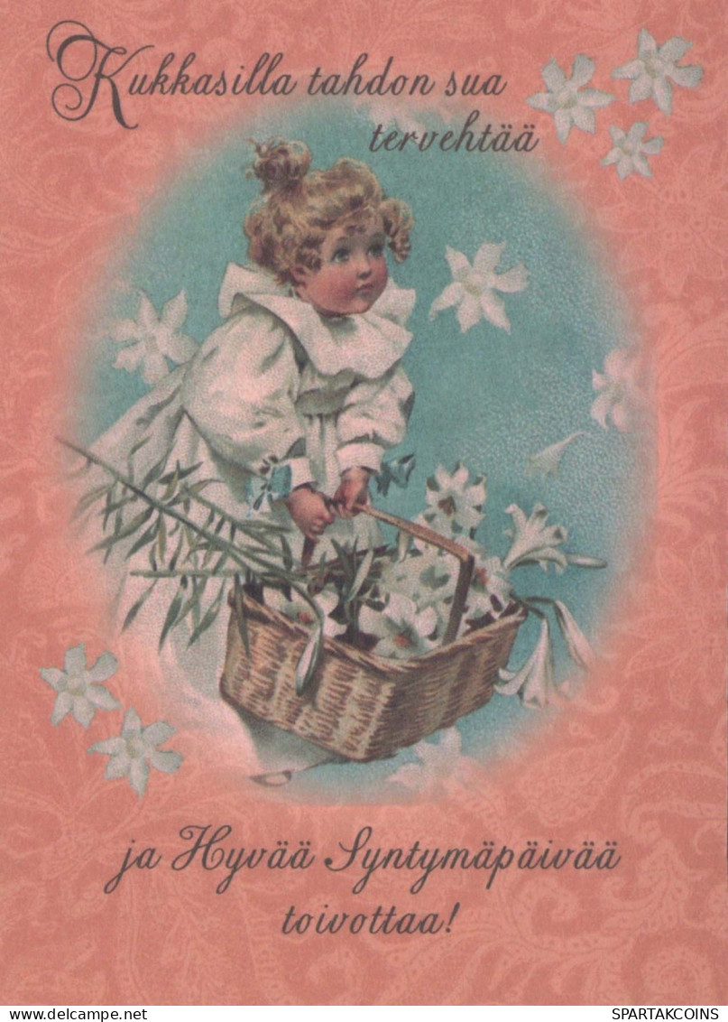 BAMBINO BAMBINO Scena S Paesaggios Vintage Postal CPSM #PBT182.IT - Scènes & Paysages