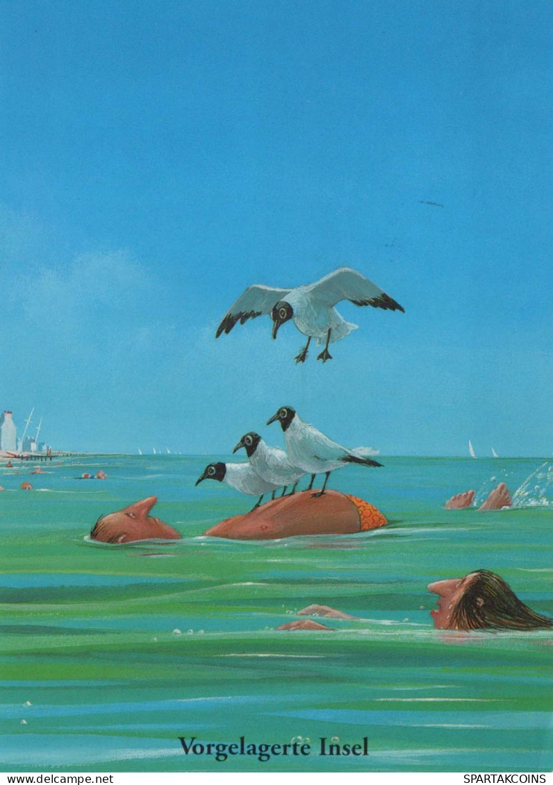 UCCELLO Animale Vintage Cartolina CPSM #PBR548.IT - Birds