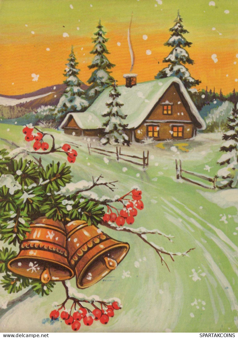 Buon Anno Natale Vintage Cartolina CPSM #PBN294.IT - Nouvel An