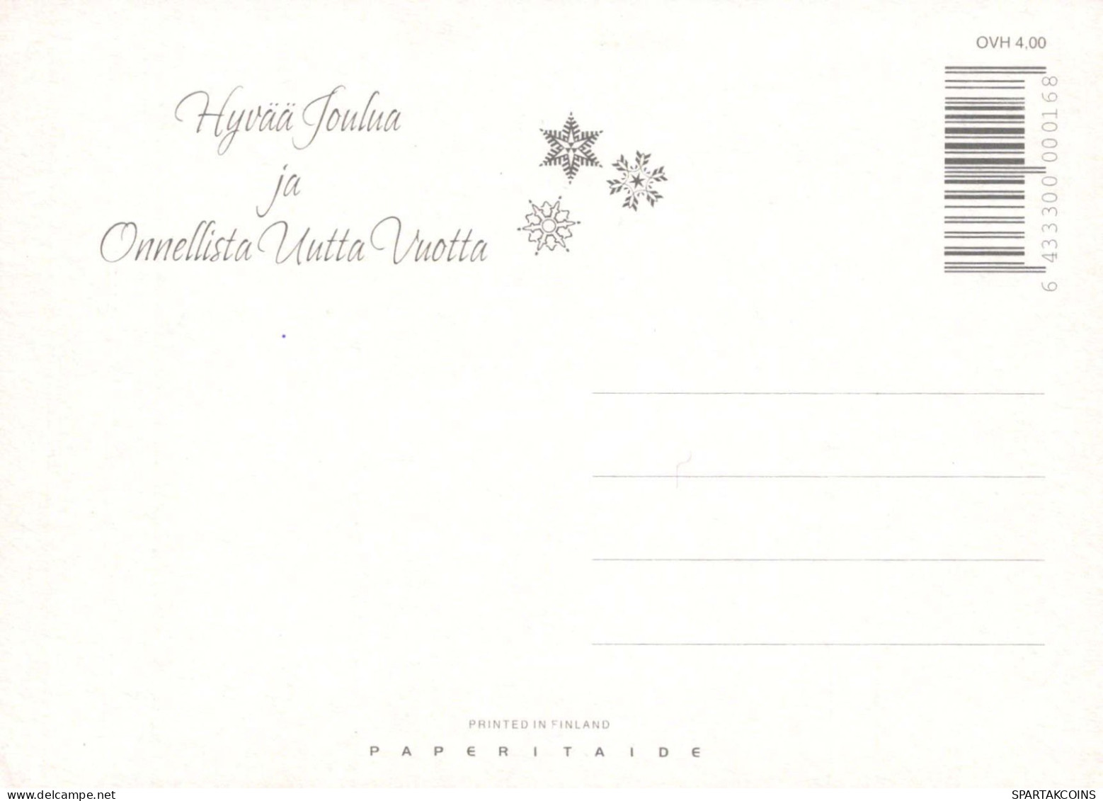 BABBO NATALE Buon Anno Natale Vintage Cartolina CPSM #PBL033.IT - Santa Claus