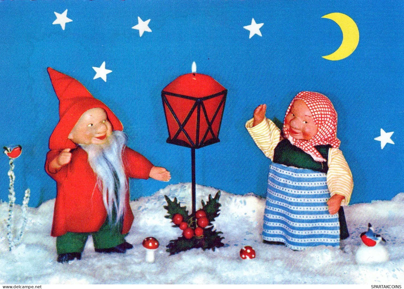 Buon Anno Natale GNOME Vintage Cartolina CPSM #PBA981.IT - Nieuwjaar