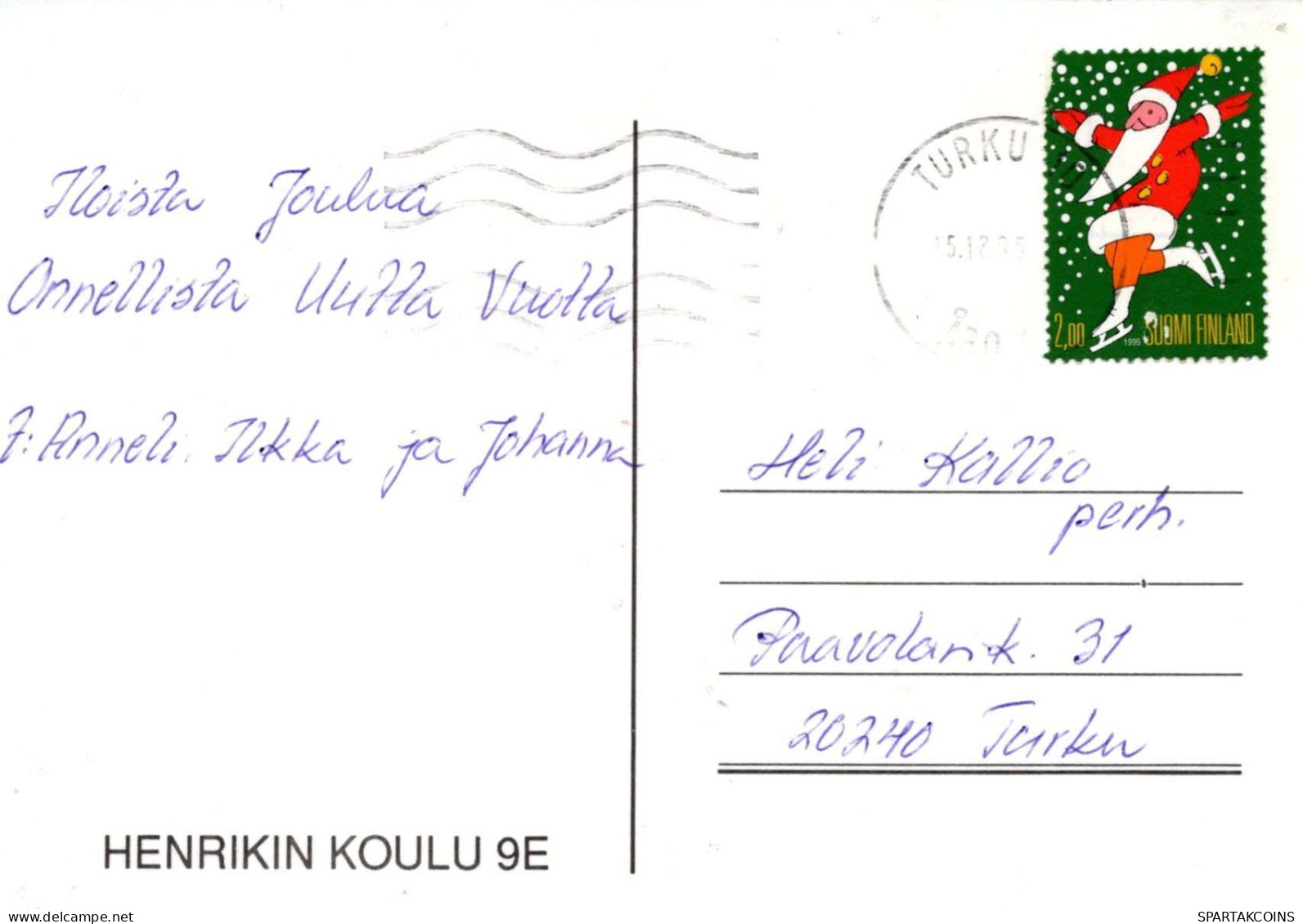 Buon Anno Natale PUPAZZO Vintage Cartolina CPSM #PAZ653.IT - Neujahr