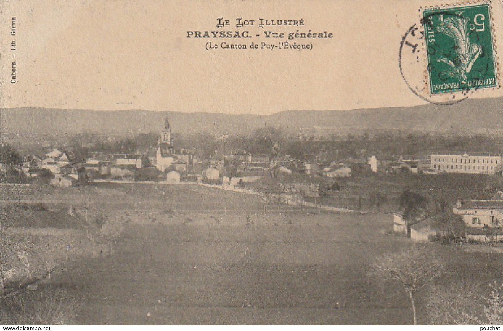 EP 15 -(46) PRAYSSAC  -  VUE GENERALE - ( LE CANTON DE PUY L' EVEQUE)  - 2  SCANS - Andere & Zonder Classificatie