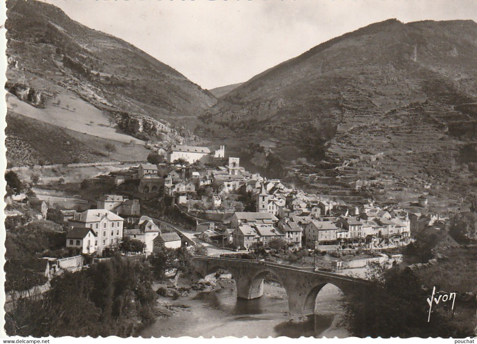 EP 16 -(48) SAINTE ENIMIE  -  VUE GENERALE   -  2 SCANS - Gorges Du Tarn