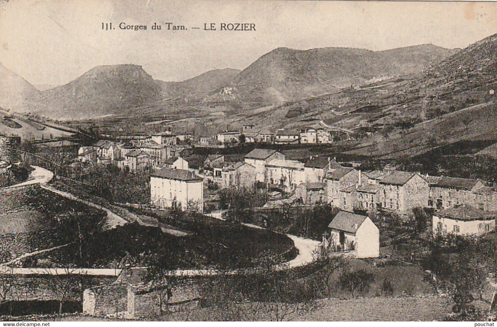 EP 17 -(48) GORGES DU TARN  -  LE ROZIER -   VUE GENERALE  -  2 SCANS - Gorges Du Tarn