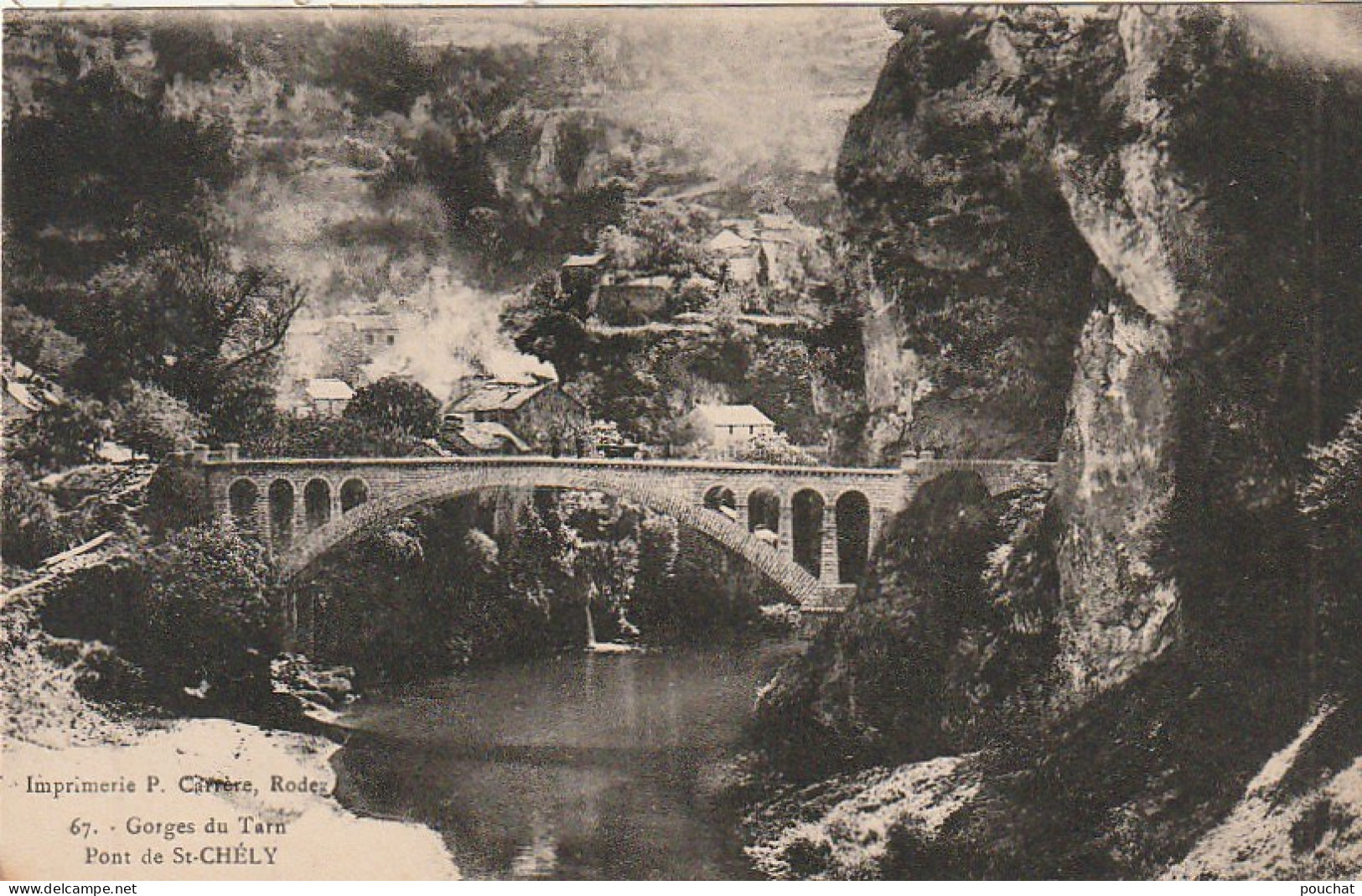 EP 17 -(48) GORGES DU TARN  - PONT DE ST CHELY -  2 SCANS - Gorges Du Tarn