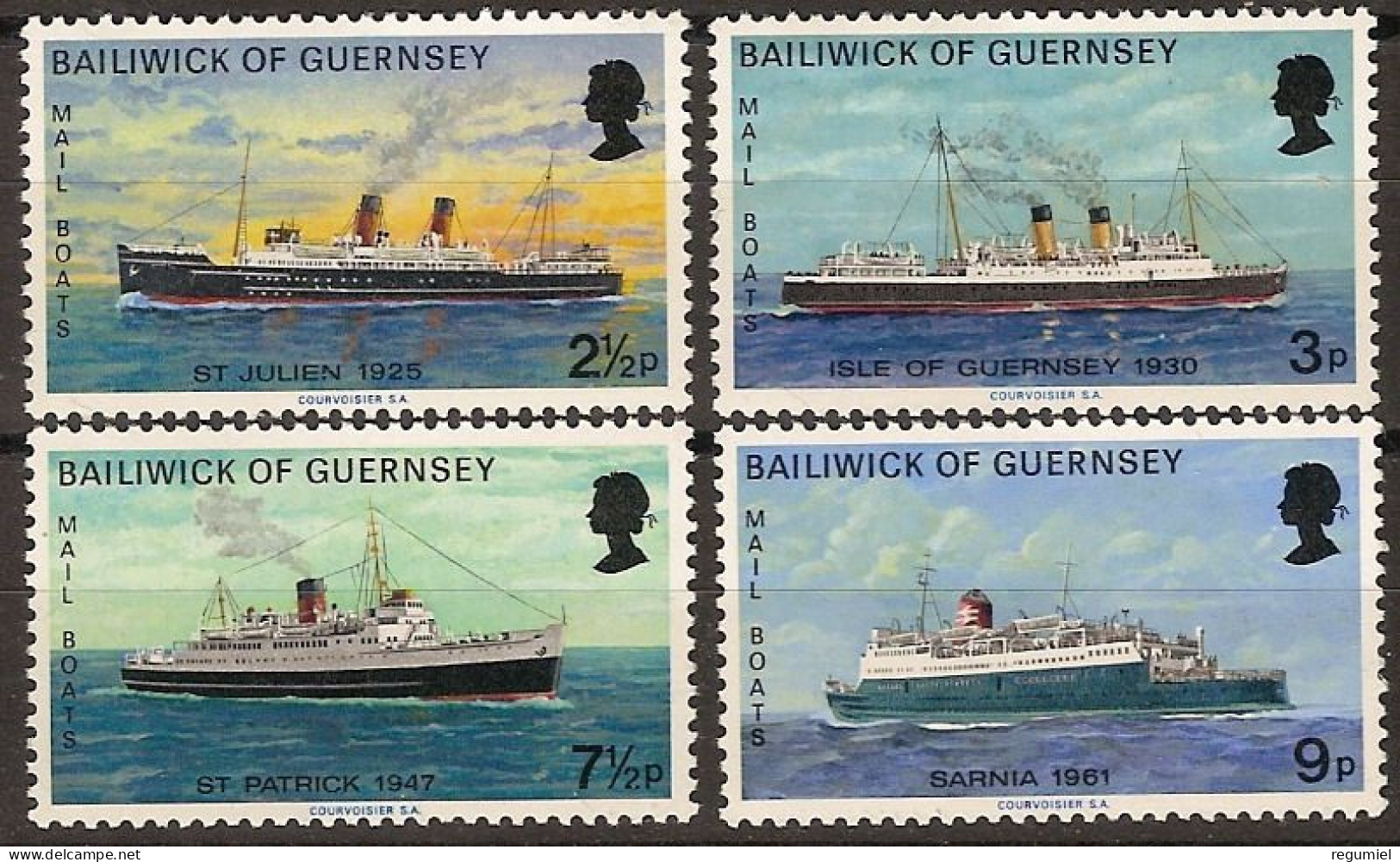 Guernsey  70/73 ** MNH. 1973 - Guernesey