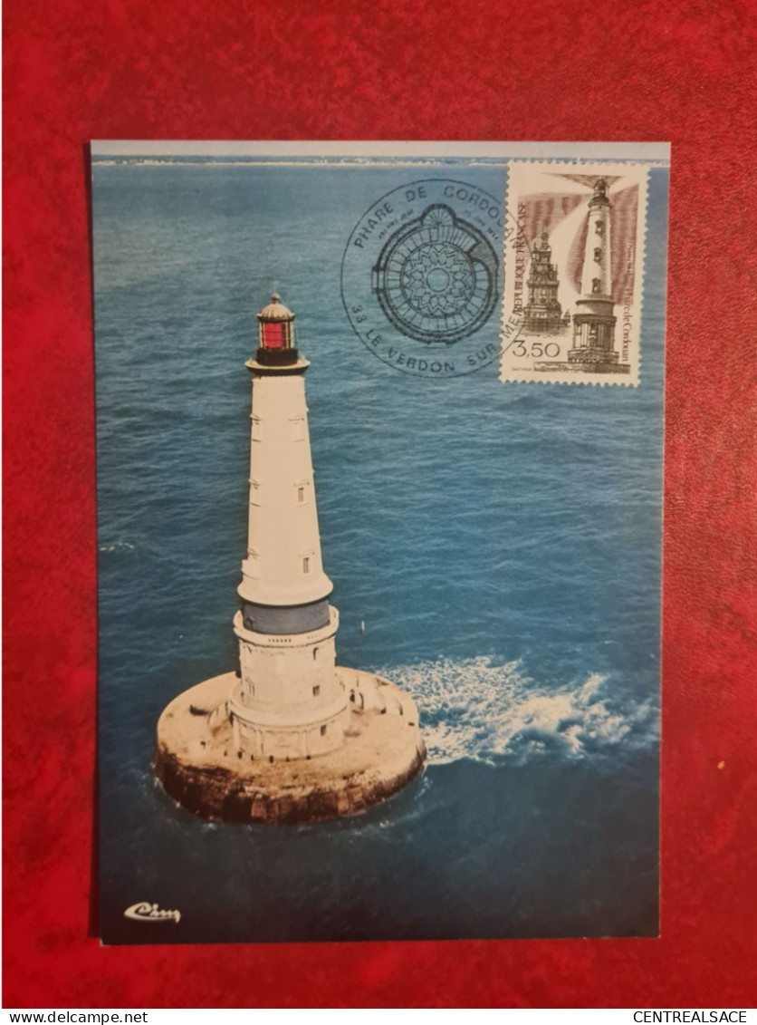 Carte Maximum 1984 LE VERDON PHARE DE CORDOUAN - 1980-1989