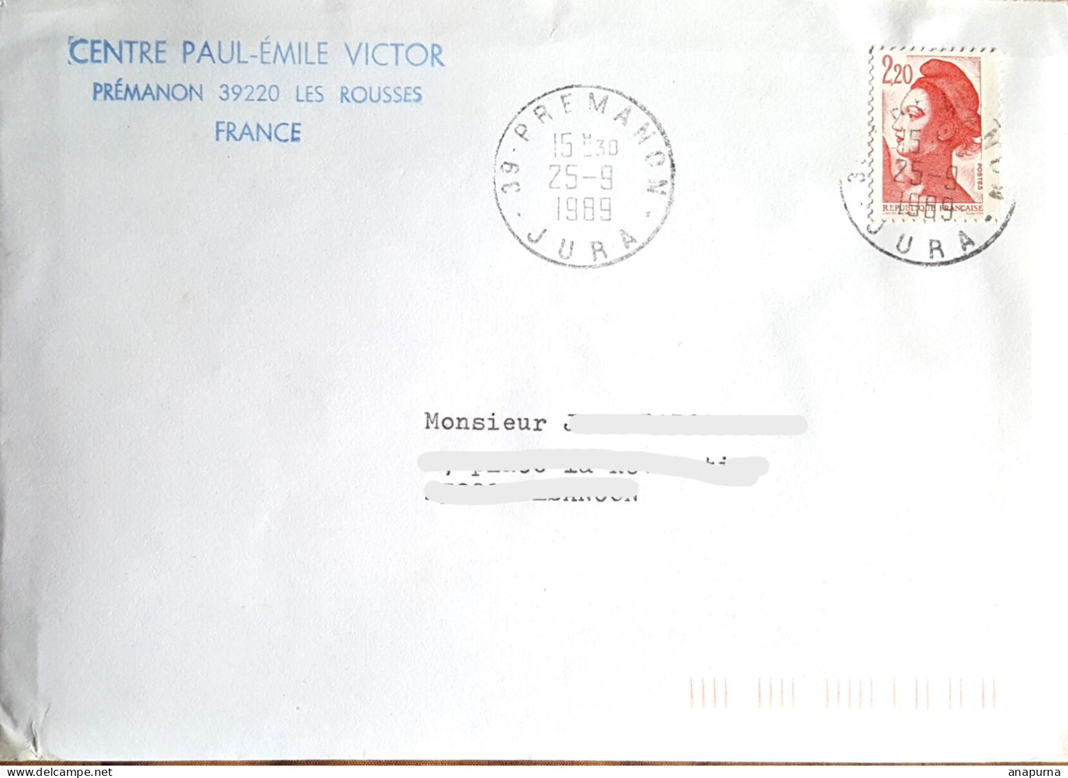 Centre Paul Emile Victor, Texte De Pierre Marc Sur La Venue De PEV En 89, Dessin De PEV, EPF - Polarforscher & Promis