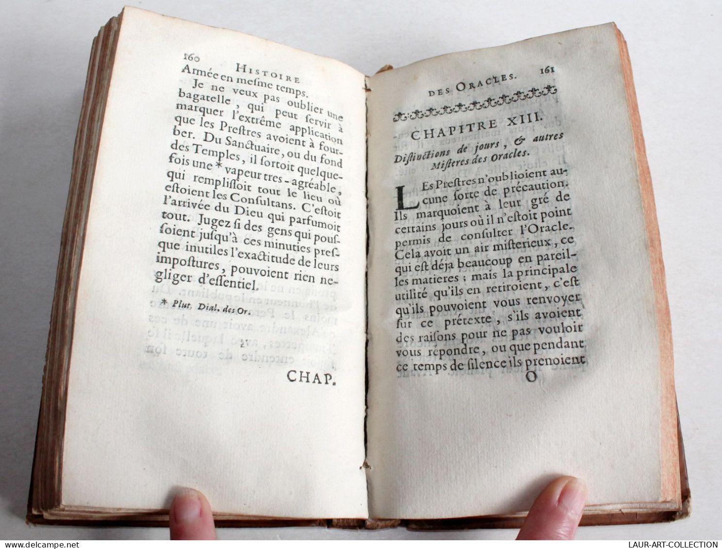 HISTOIRE DES ORACLES par M. DE FONTENELLE NOUVELLE EDITION 1698 BRUNET / ANCIEN LIVRE DU XVIIe SIECLE (2204.8)